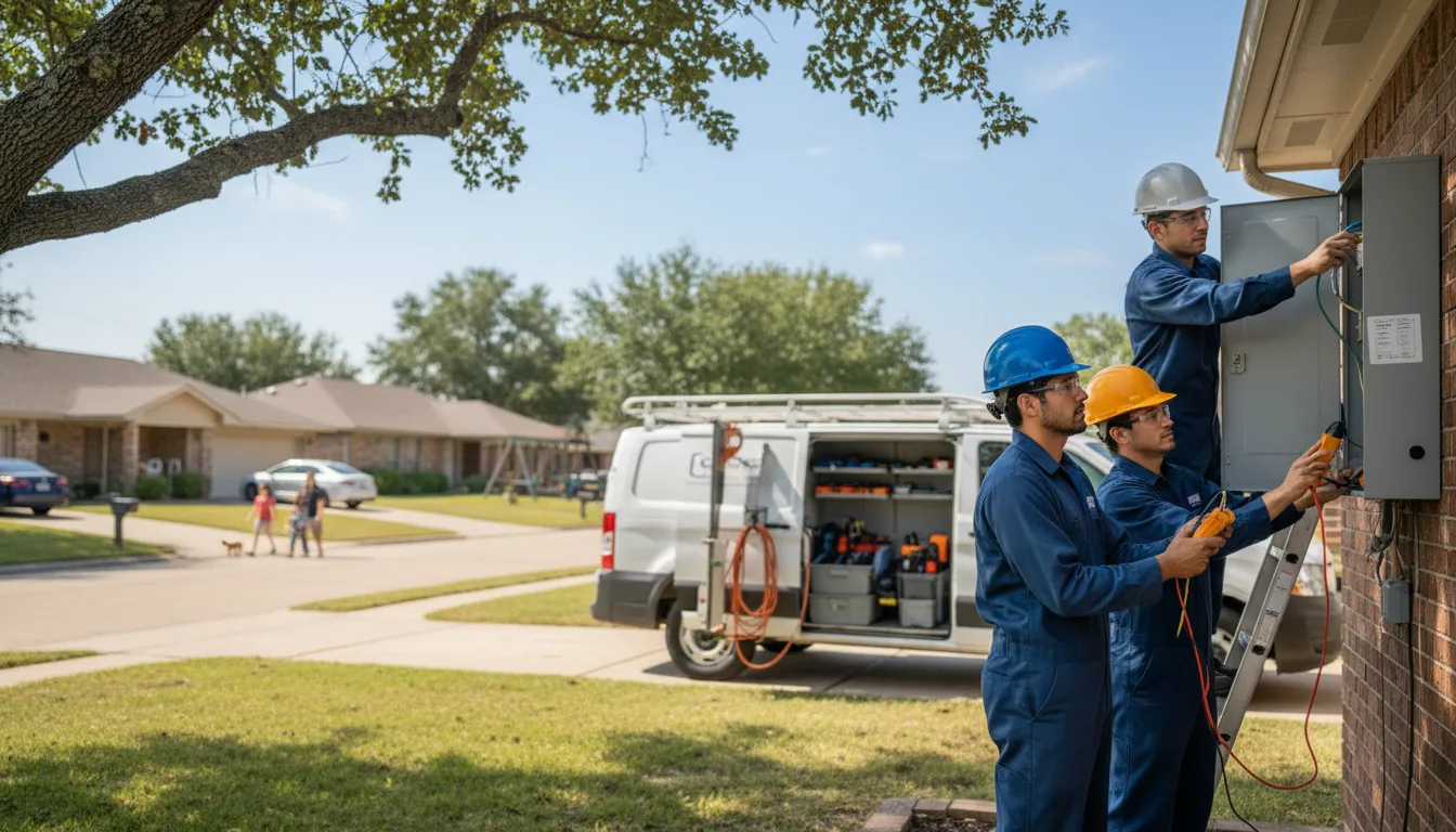 Certified electrician providing emergency electrical services in Sanderson, FL